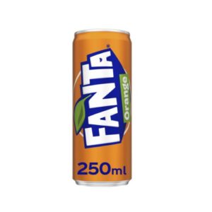 Fanta orange can 25cl DEK Blauwestad