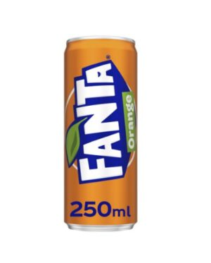 Fanta orange can 25cl DEK Blauwestad