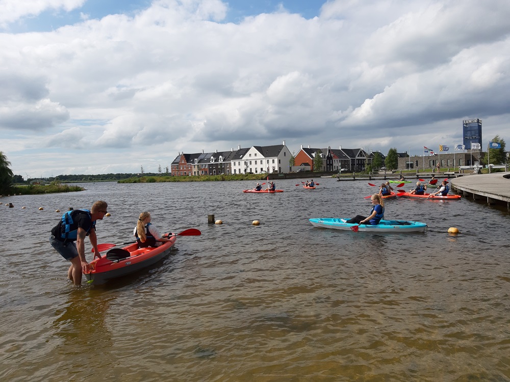 Kayakboothuren Groningen Nederland Oldambtmeer DEK Blauwestad