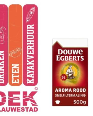 Douwe Egberts Filterkoffie Aroma Rood kopen Blauwestad Oldambt Groningen Nederland